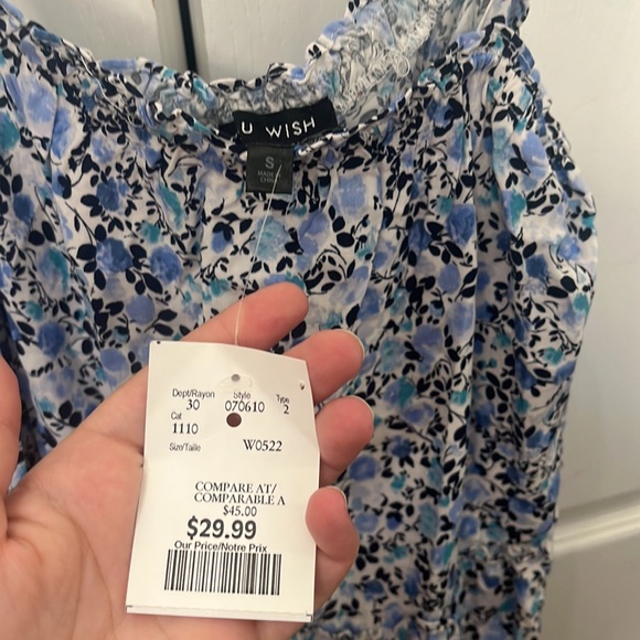 Blue floral dress - Picture 4 of 5